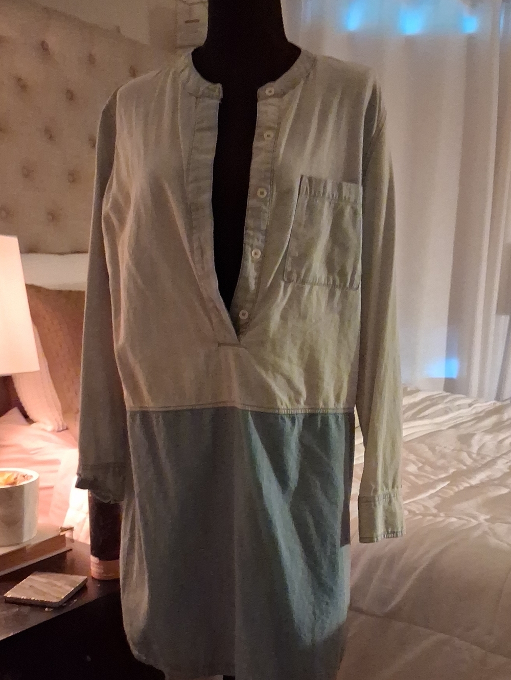 Old Navy Button-Front Tunic Top